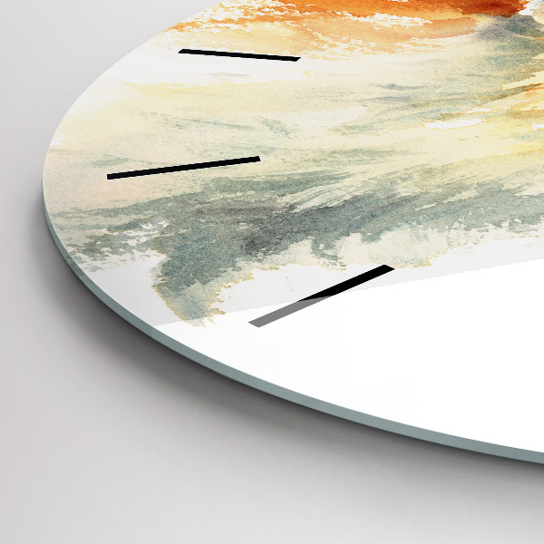 Zegar okrągły Akwarelowy młody lis