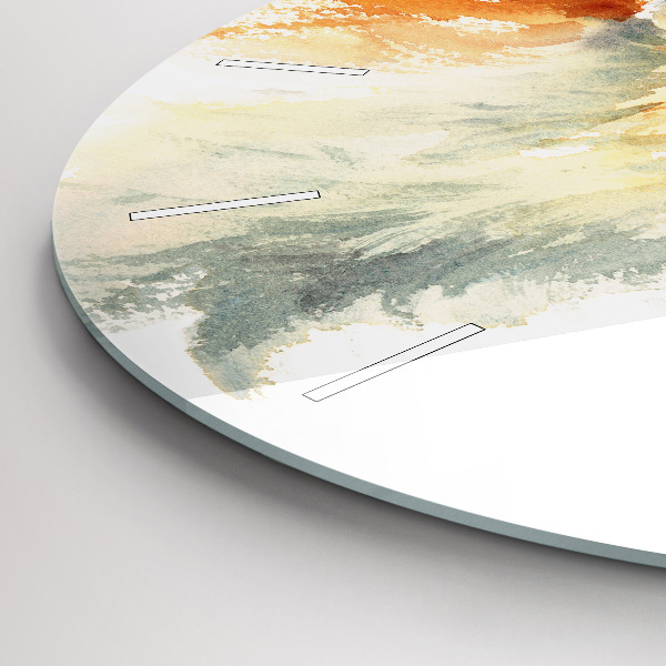 Zegar okrągły Akwarelowy młody lis