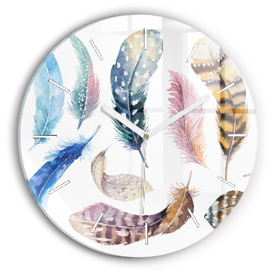 Zegar szklany okrągły Sztuka retro ilustracja