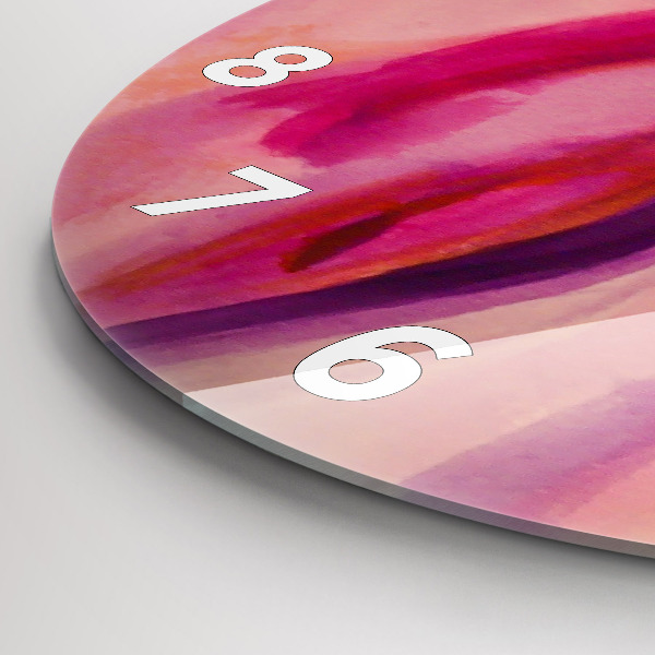 Zegar szklany okrągły Malarstwo Kobiety