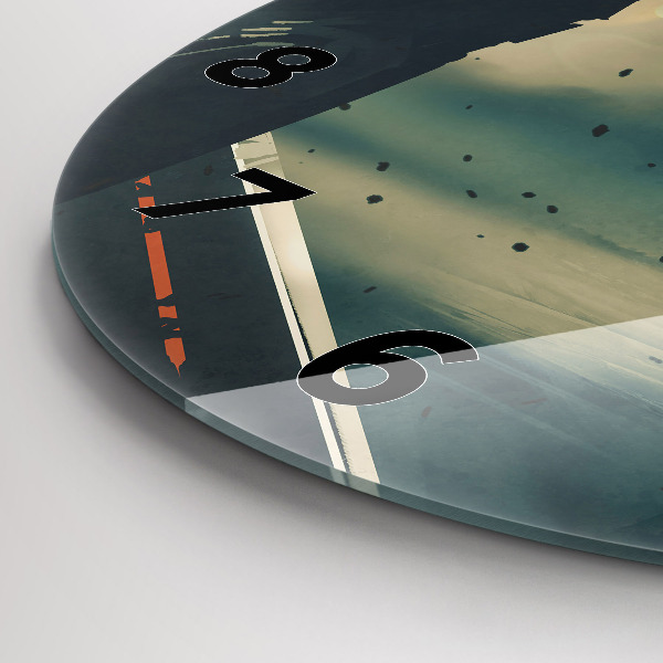 Zegar szklany okrągły Zabójcza broń gra