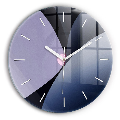 Zegar ścienny okrągły Abstrakcja słońce