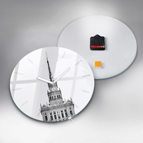 Zegar ścienny okrągły Pałac Kultury i Nauki