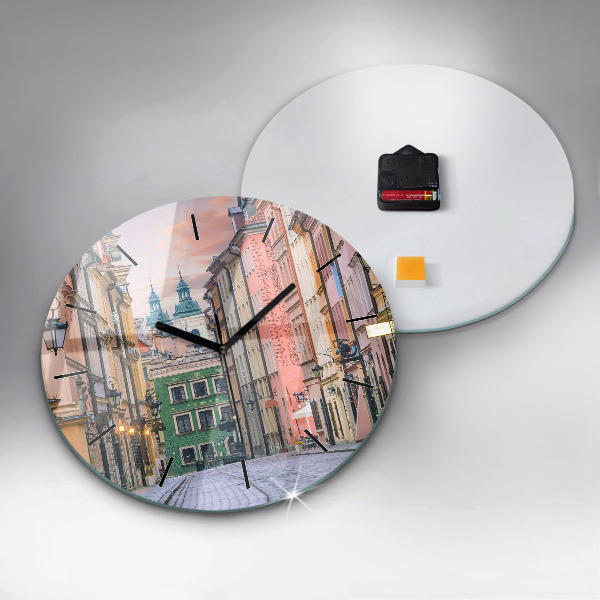 Zegar okrągły Stare miasto w Warszawie