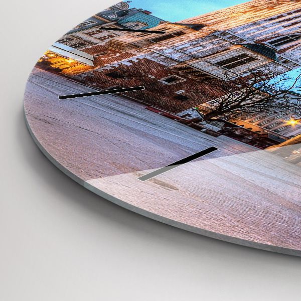 Zegar ścienny okrągły Rynek Główny w Krakowie