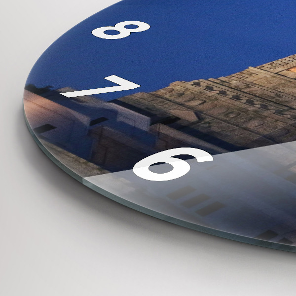 Zegar okrągły z nadrukiem Statua Wolności Nowy Jork