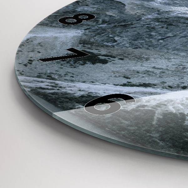 Zegar okrągły z nadrukiem Morskie Oko w Tatrach