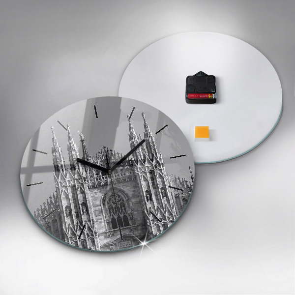 Zegar okrągły z nadrukiem Katedra Duomo Di Milano