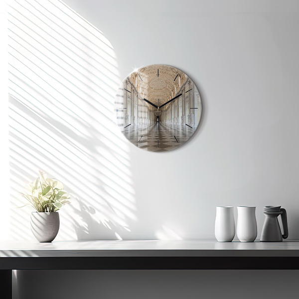 Zegar okrągły z nadrukiem Muzeum La Veneria Reale