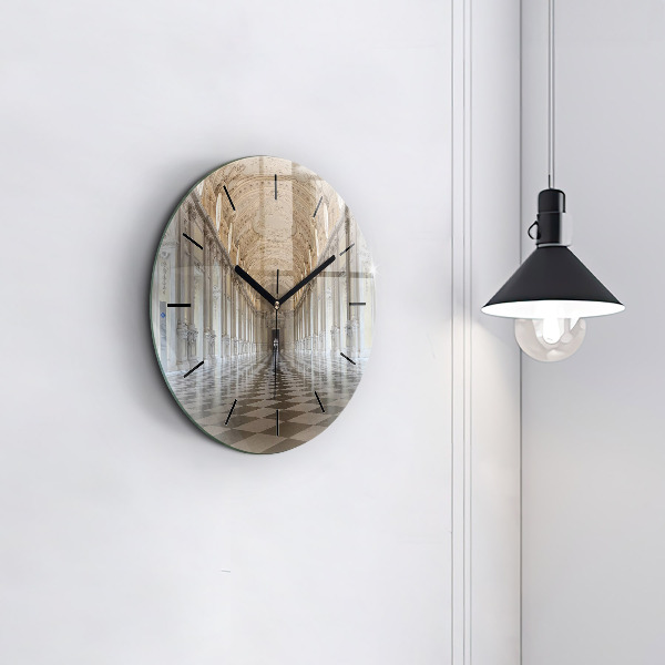 Zegar okrągły z nadrukiem Muzeum La Veneria Reale