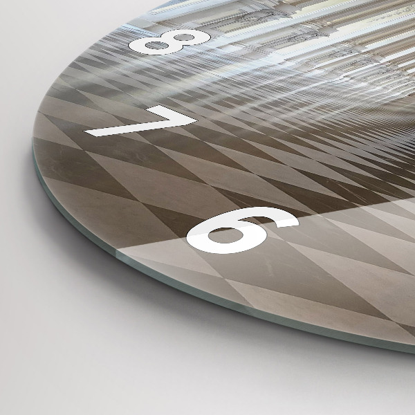 Zegar okrągły z nadrukiem Muzeum La Veneria Reale