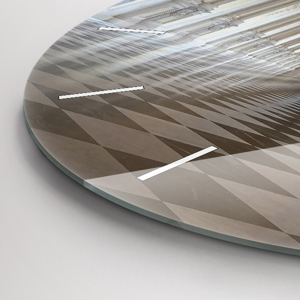 Zegar okrągły z nadrukiem Muzeum La Veneria Reale