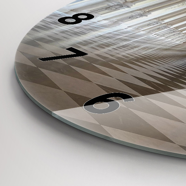 Zegar okrągły z nadrukiem Muzeum La Veneria Reale