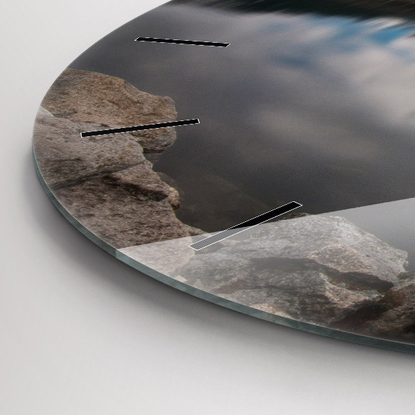 Zegar okrągły z nadrukiem Tatry Wysokie na Słowacji