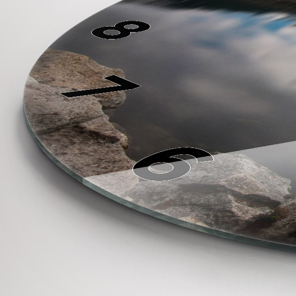 Zegar okrągły z nadrukiem Tatry Wysokie na Słowacji