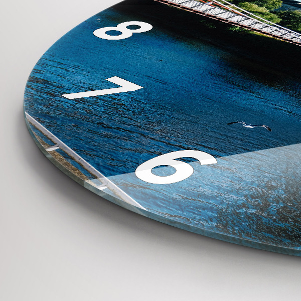 Zegar okrągły z nadrukiem Southportland Szkocja