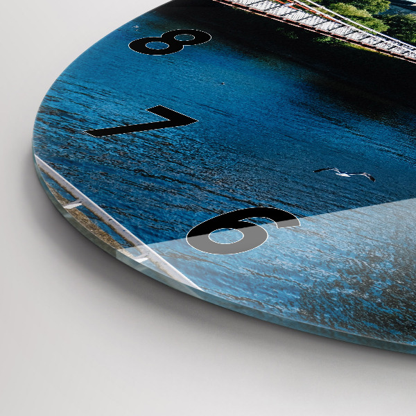 Zegar okrągły z nadrukiem Southportland Szkocja