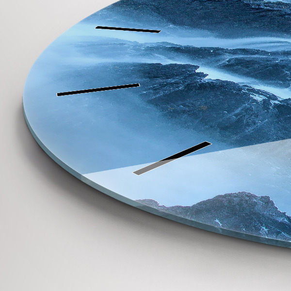 Zegar okrągły z nadrukiem Latarnia Morska