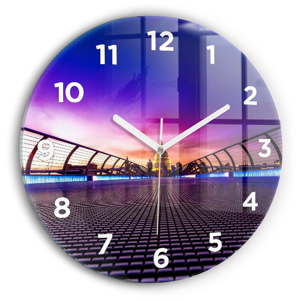 Zegar okrągły z nadrukiem Katedra Św. Pawła