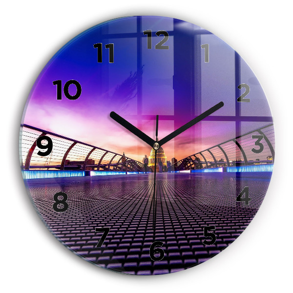 Zegar okrągły z nadrukiem Katedra Św. Pawła