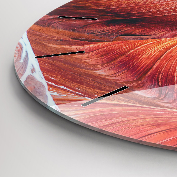 Zegar okrągły z nadrukiem Malowniczy Wielki Kanion