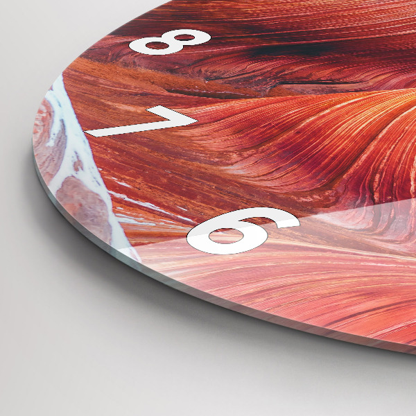 Zegar okrągły z nadrukiem Malowniczy Wielki Kanion