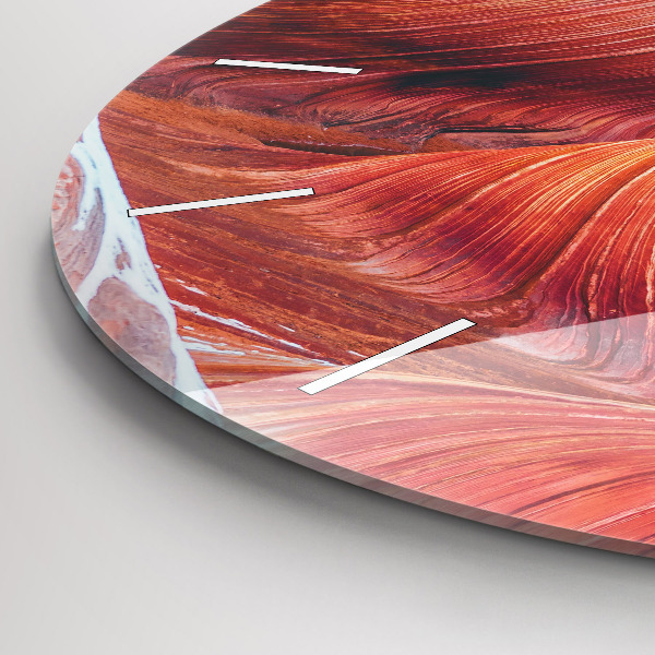 Zegar okrągły z nadrukiem Malowniczy Wielki Kanion