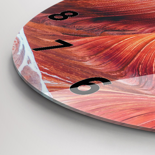 Zegar okrągły z nadrukiem Malowniczy Wielki Kanion