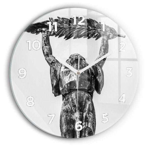 Zegar okrągły z nadrukiem Statua Wolności w Budapeszcie