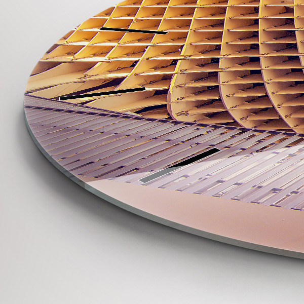 Zegar okrągły z nadrukiem Punkt widokowy w Sewilla