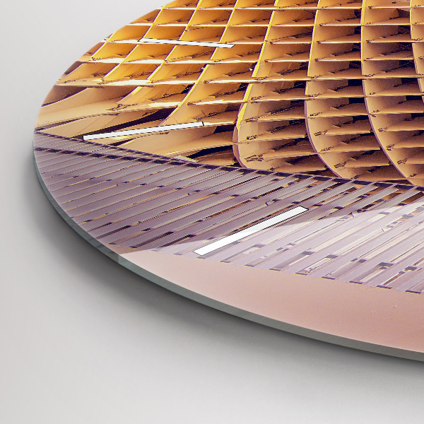 Zegar okrągły z nadrukiem Punkt widokowy w Sewilla