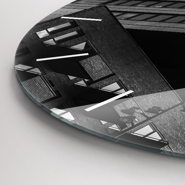 Zegar okrągły z nadrukiem Architektura w Amsterdamie