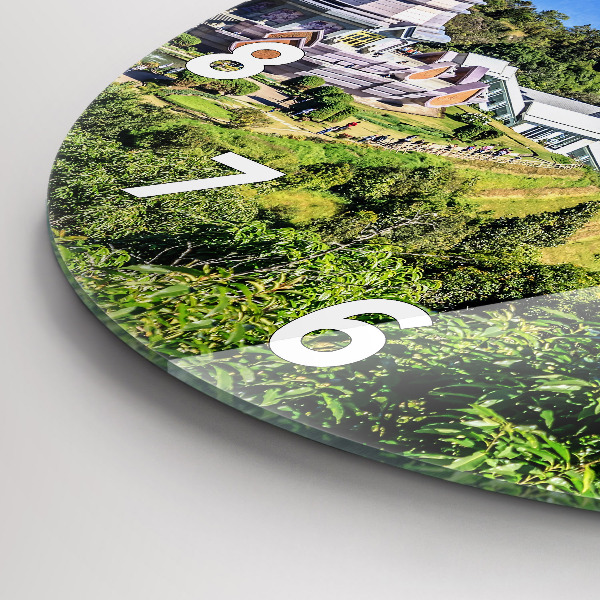 Zegar ścienny okrągły Park narodowy Chiang Mai