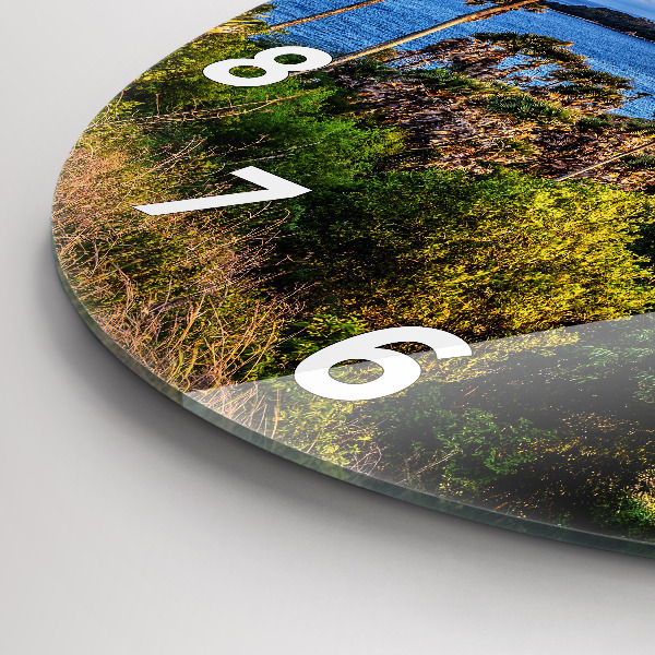 Zegar ścienny okrągły Phuket w Tajlandii