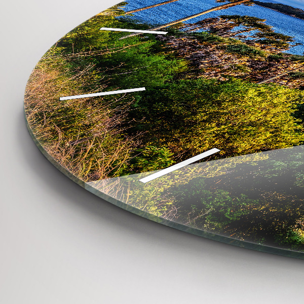 Zegar ścienny okrągły Phuket w Tajlandii