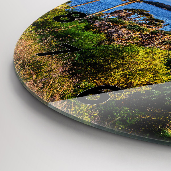 Zegar ścienny okrągły Phuket w Tajlandii