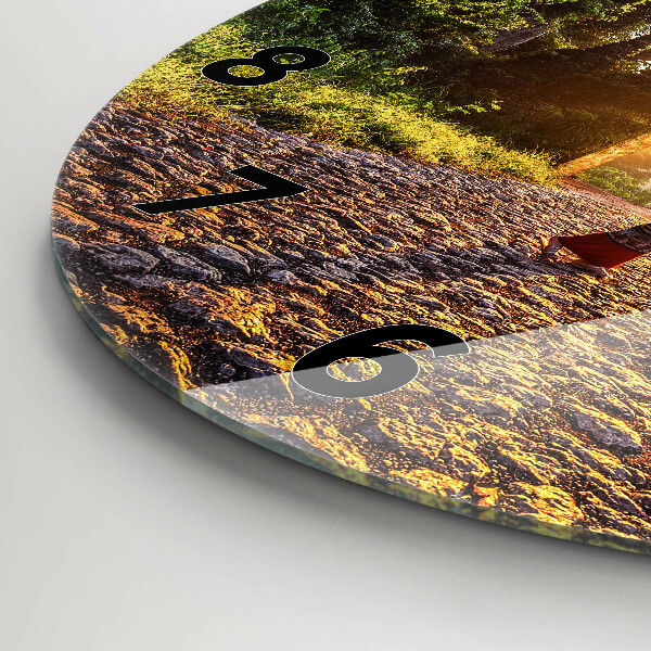 Zegar ścienny okrągły Park Surat Thani Tajlandia