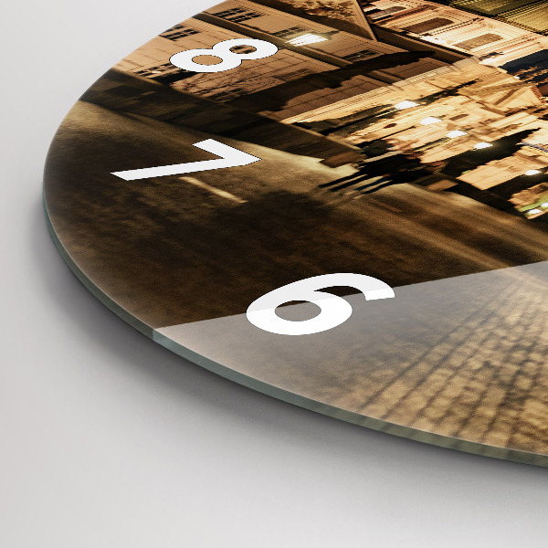 Zegar szklany okrągły Most Karola w Pradze