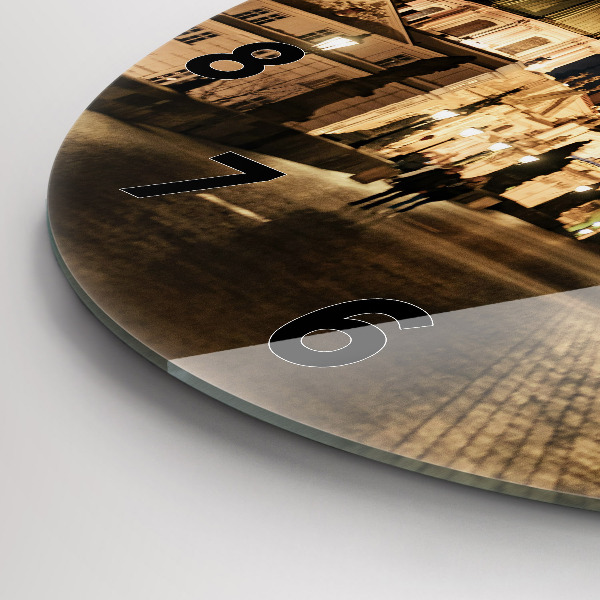 Zegar szklany okrągły Most Karola w Pradze