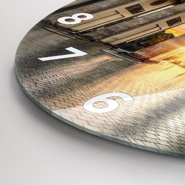 Zegar ścienny okrągły Brama Brandenburska