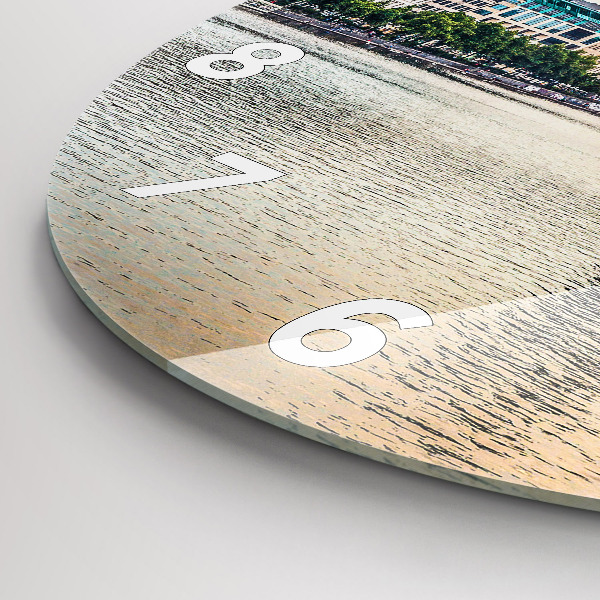 Zegar ścienny okrągły Binnenalster w Hamburgu