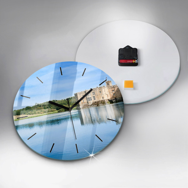 Zegar ścienny okrągły Zamek w Leeds