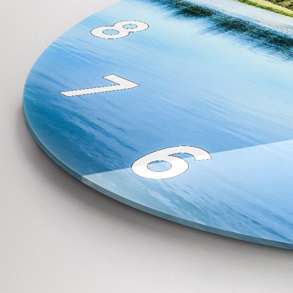 Zegar ścienny okrągły Zamek w Leeds