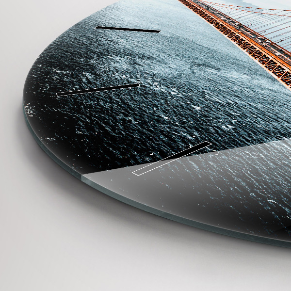 Zegar ścienny okrągły Most Golden Gate