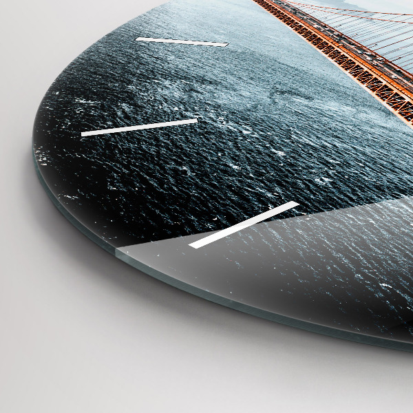 Zegar ścienny okrągły Most Golden Gate