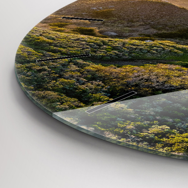 Zegar szklany okrągły Droga po San Francisco