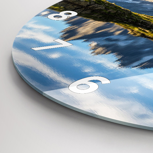 Zegar szklany okrągły Dolina Chamonix, Alpy