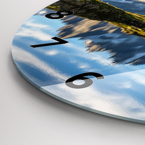 Zegar szklany okrągły Dolina Chamonix, Alpy