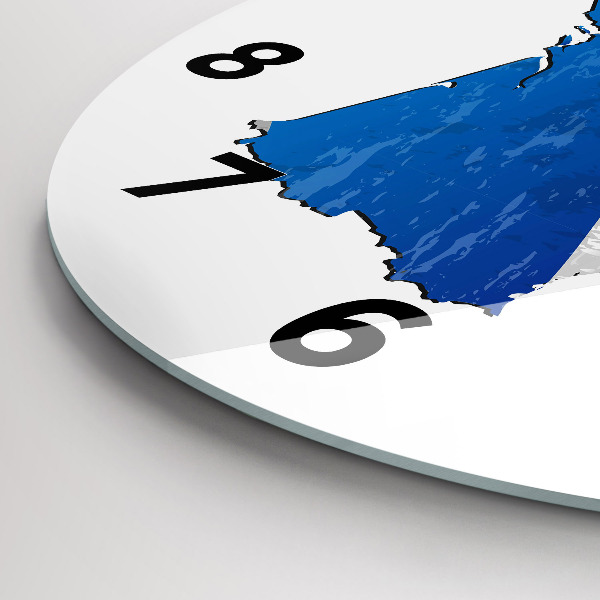 Zegar ścienny okrągły Flaga Francji