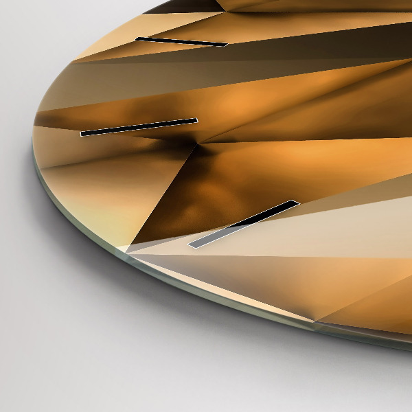 Zegar ścienny okrągły Tekstura geometryczna